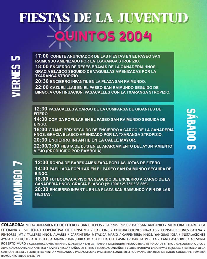 Juventudes en Fitero 2022