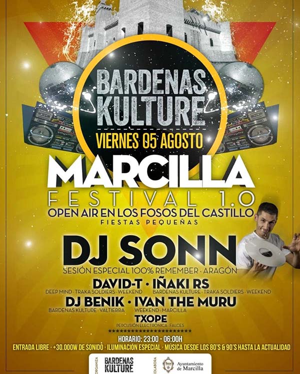 Fiesta DJ en Marcilla Virgen del Plu