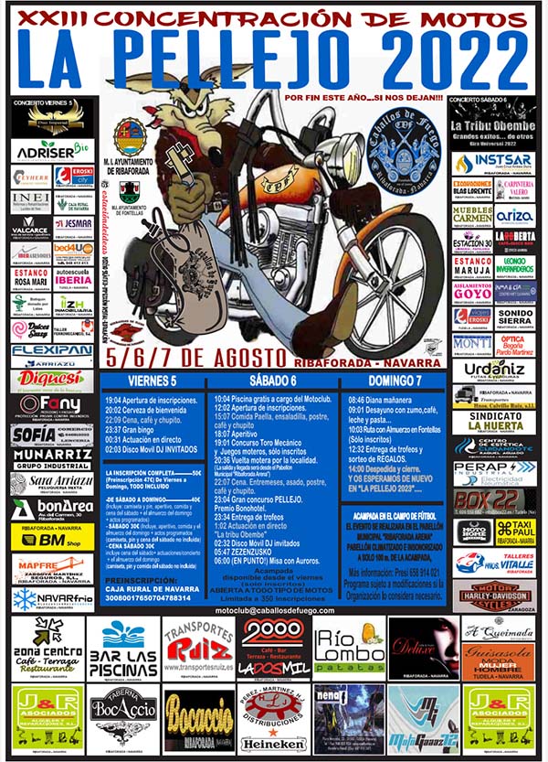 Cartel de La Pellejo 2022
