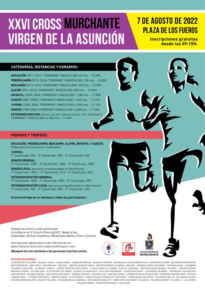 Cartel Cross Virgen de la Asunción de Murchante