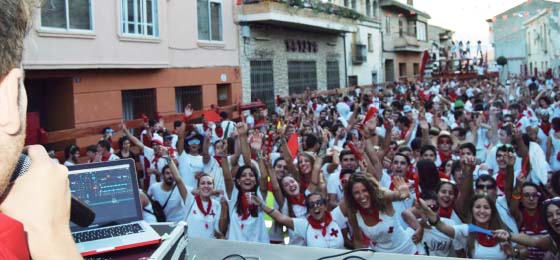 Fiesta dj en fiestas de cabanillas