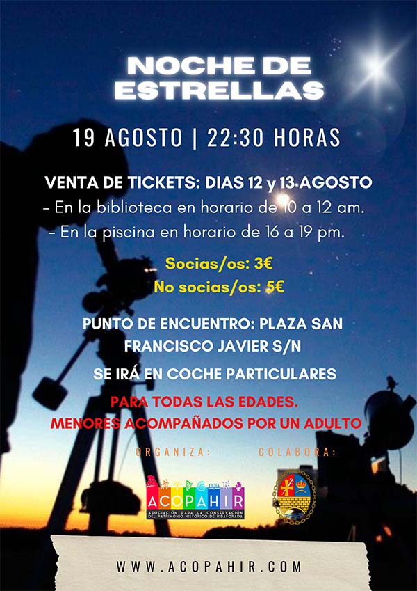 Cartel Noche de Estrellas