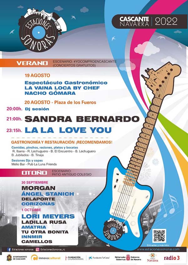 Cartel Estaciones Sonoras de Verano