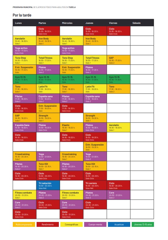actividades deportivas programa9