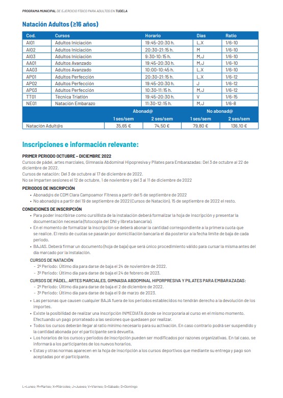 actividades deportivas programa7