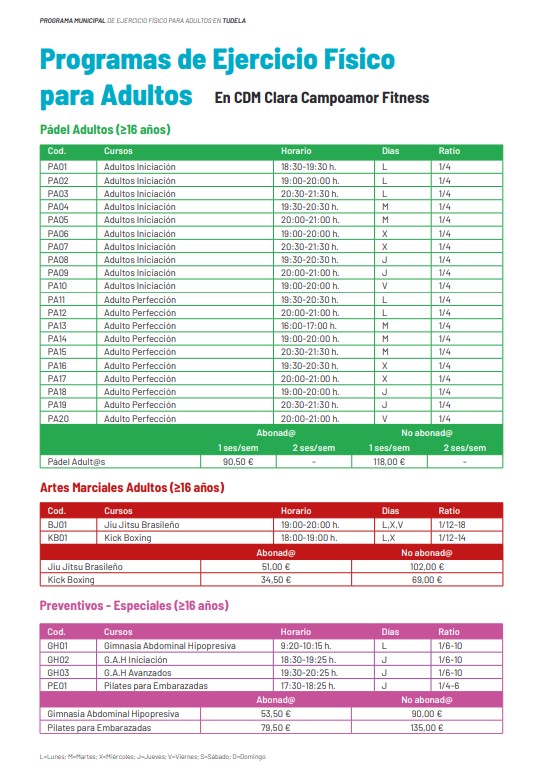 actividades deportivas programa6