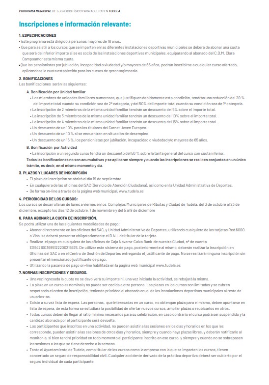 actividades deportivas programa5