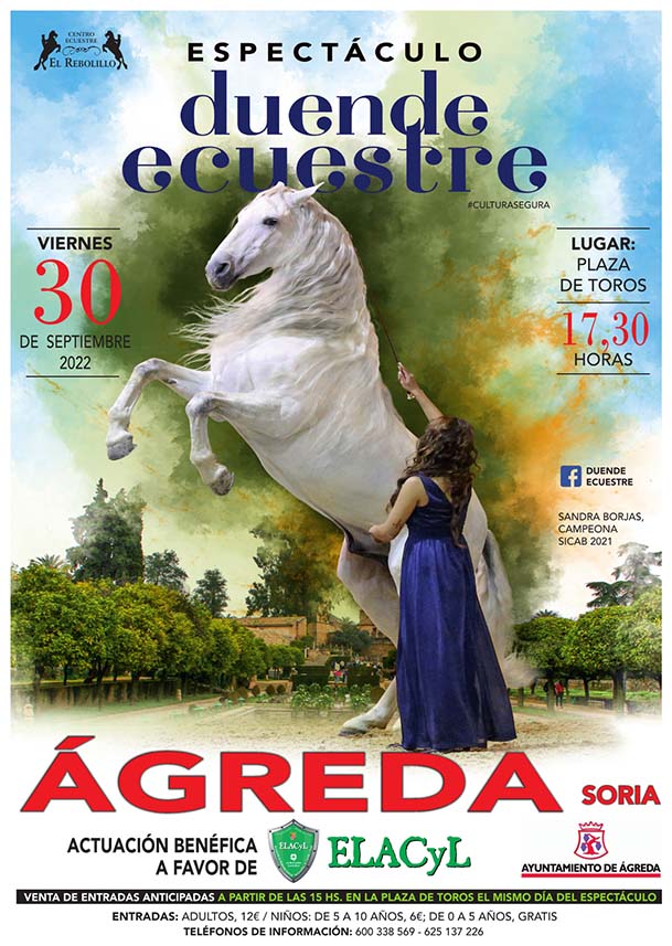 Espectáculo ecuestre en Ágreda 2022