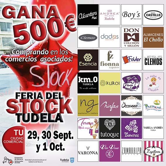 Comercios TUCC participantes en el IIStock Tudela 2022