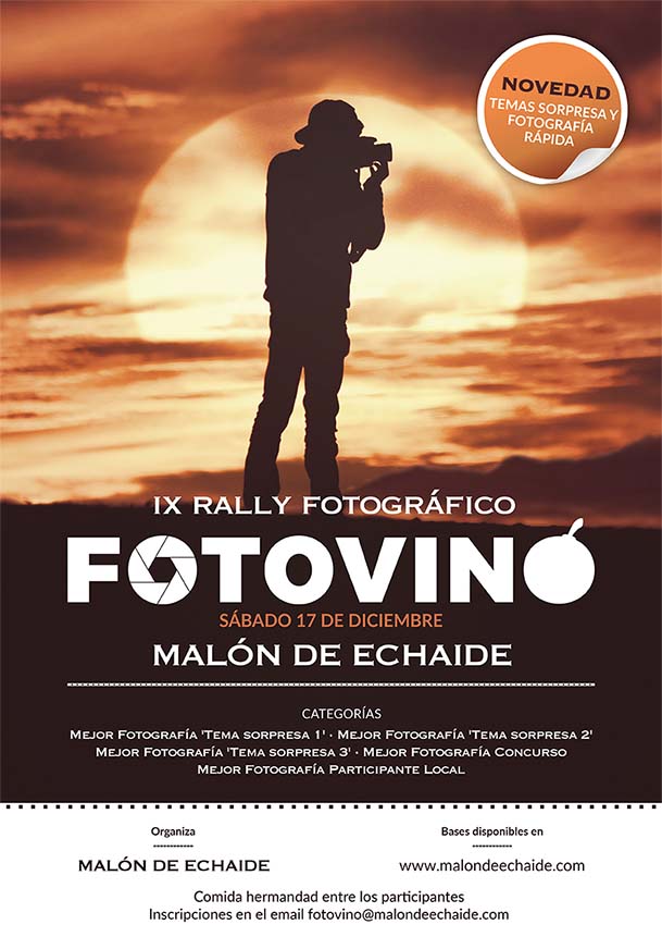 cartel Rally Fotográfico Malón de Echaide 2022