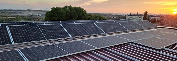 Placa solares en Corella