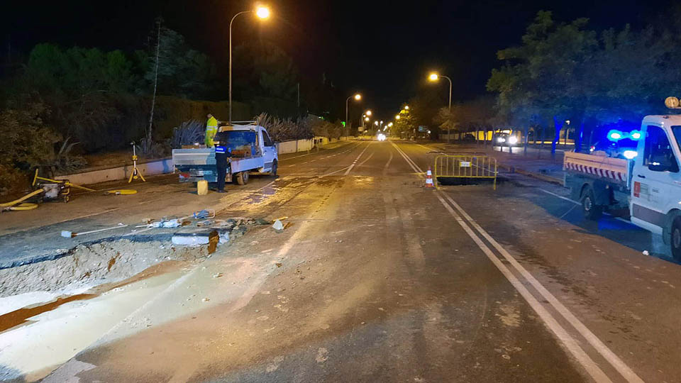 fuga agua carretera tarazona2