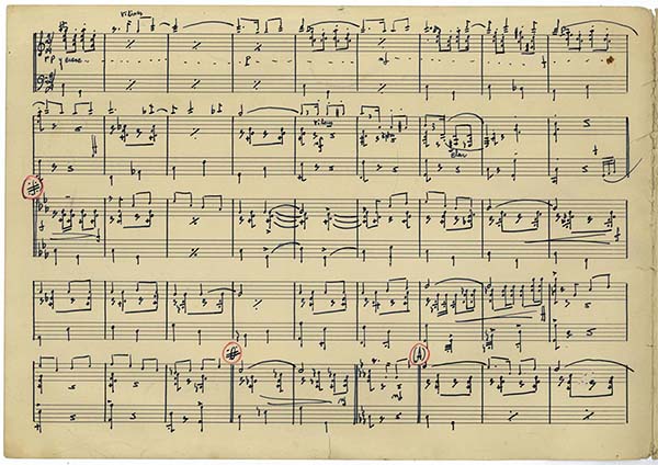 Partitura La Ronda del Rabal