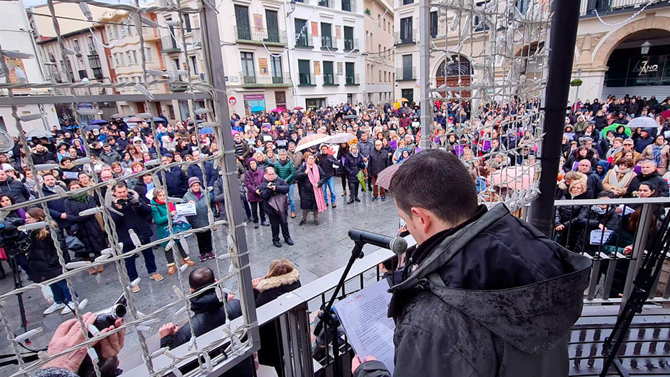 manifestacion sara pina