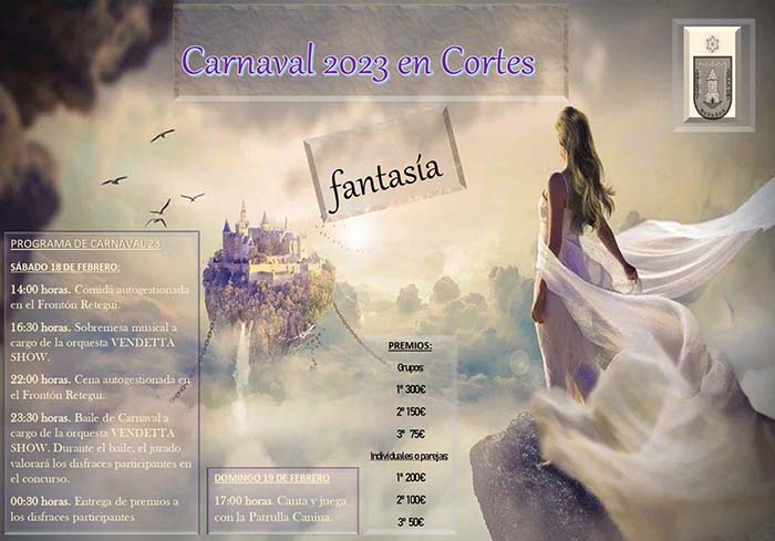 Cartel Carnaval de Cortes 2023
