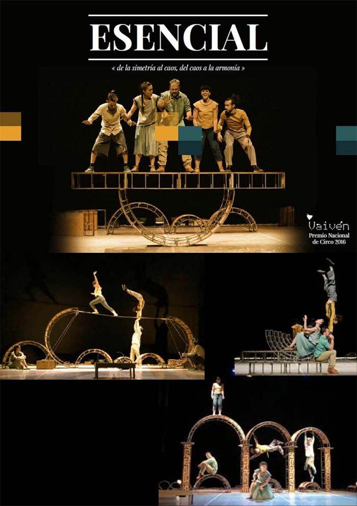 cartel del espectáculo de circo Esencial