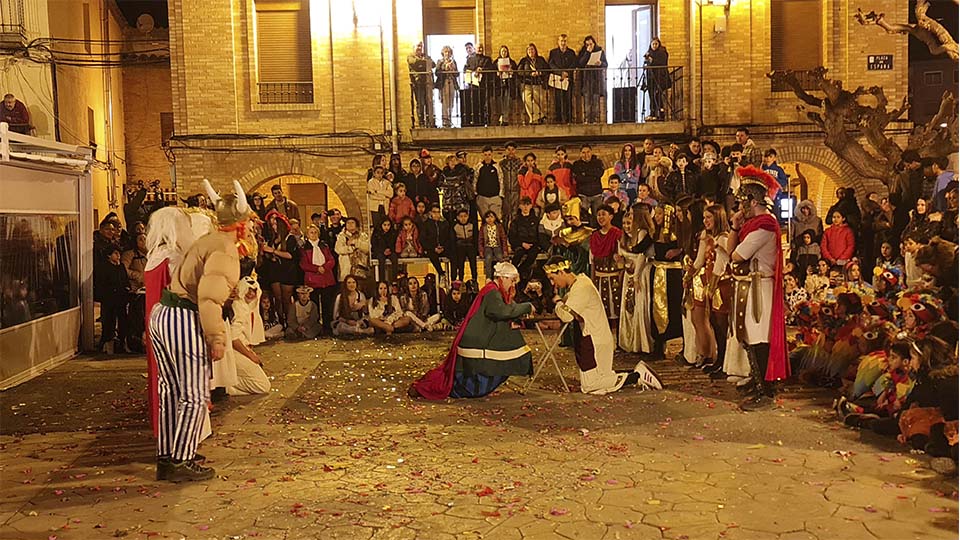"Astérix y Obélix en Egipto" Espectáculo en la plaza Carnaval Marcilla 2023