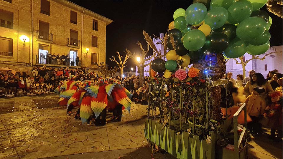 Los loros del río Aragón Espectáculo en la plaza Carnaval Marcilla 2023