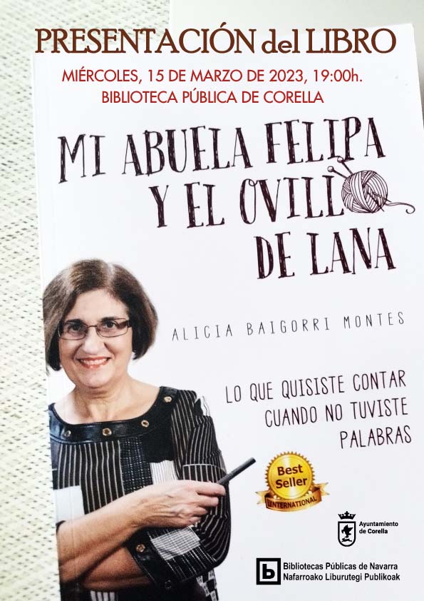 presentación de libro en Corella 