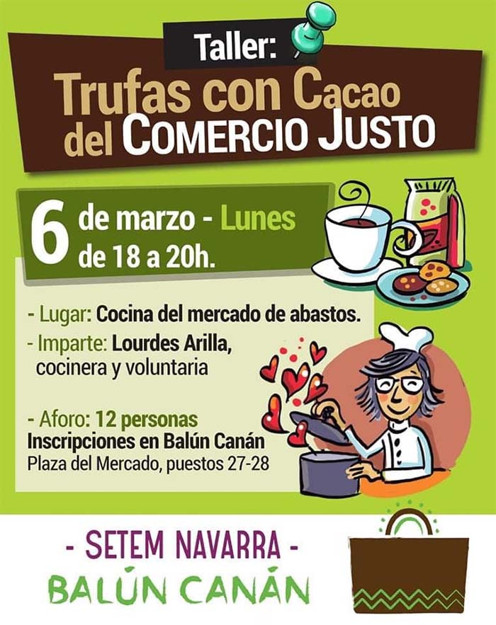 taller trufas con cacao