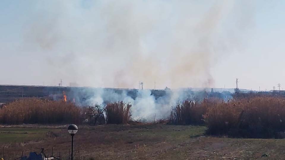 Incendio en Murchante