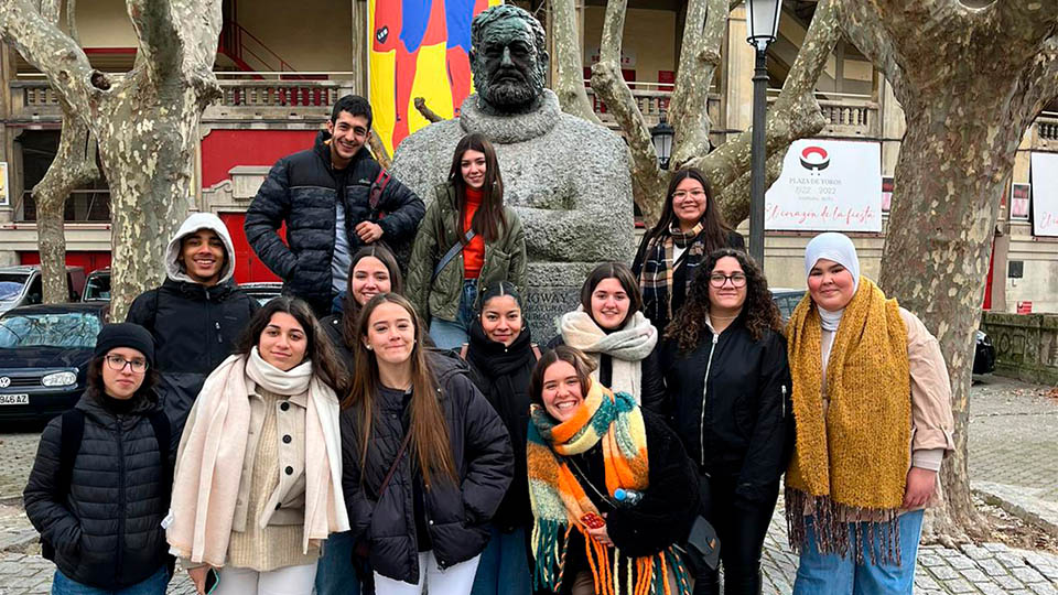 ies valle ebro visita pamplona hemingway
