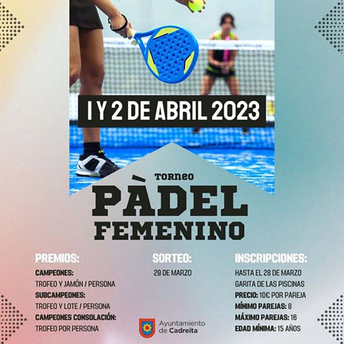Torneo de pádel femenino