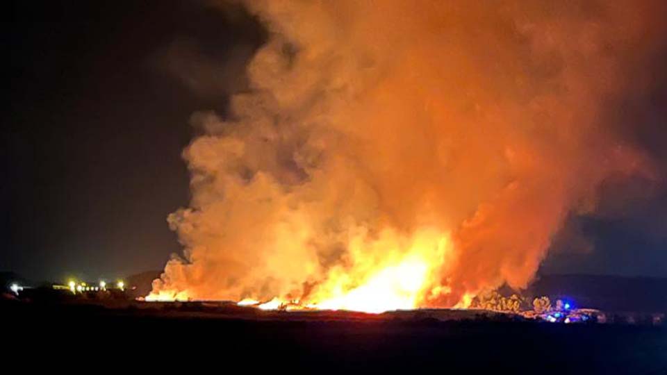 Incendio en la Balsa del Pulguer de Cascante (3)