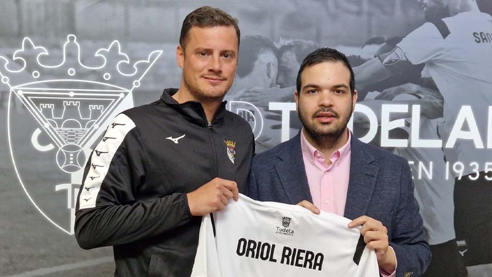 Renovación Oriol Riera CD Tudelano 2023-2024 2