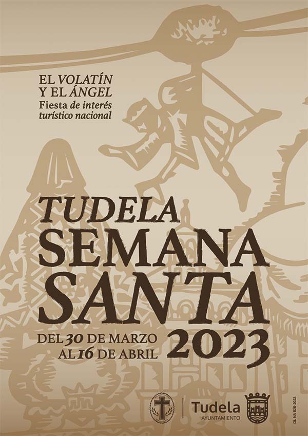 Cartel de la semana santa de tudela 2023