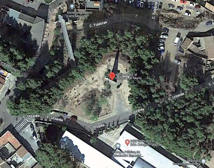 Plano de la plantación día del árbol tudela 2023