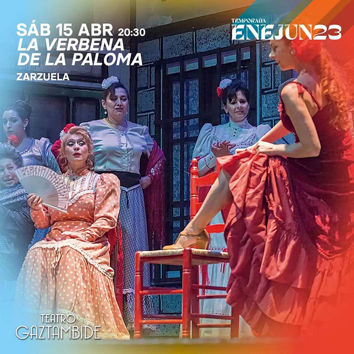 La verbena de la paloma en el teatro gaztambide