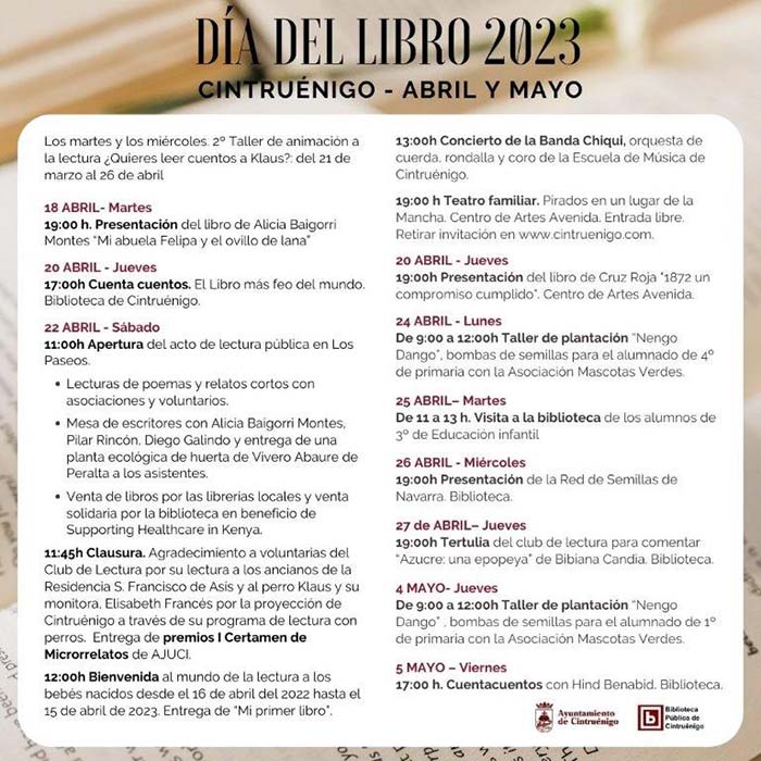 dia del libro en cintruenigo