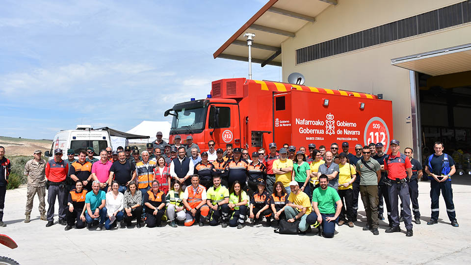 bardenas simulacro incendio2