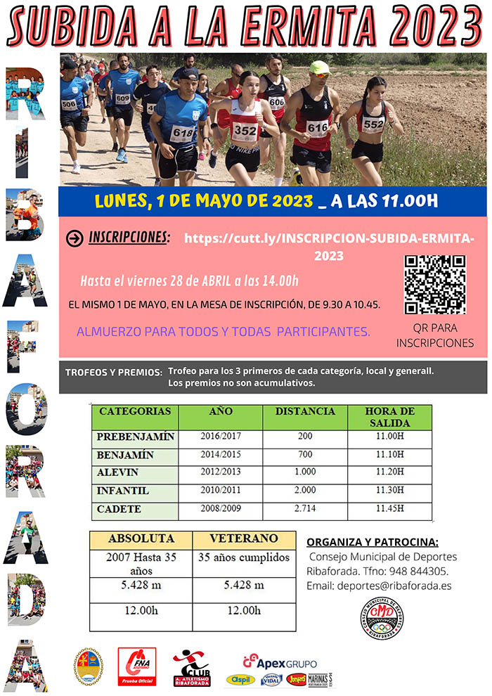 CARTEL SUBIDA A LA ERMITA 2023