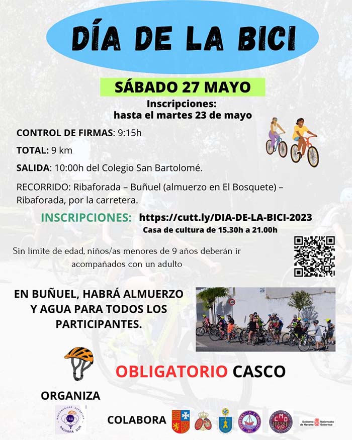 Día de la bici en Ribaforada