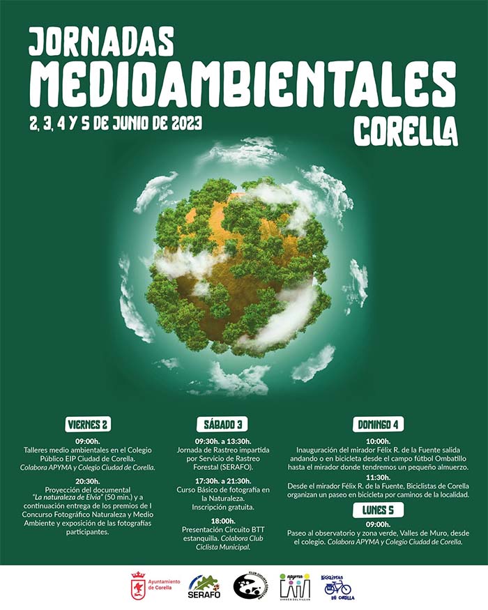 Cartel Jornadas Medioambientales en Corella