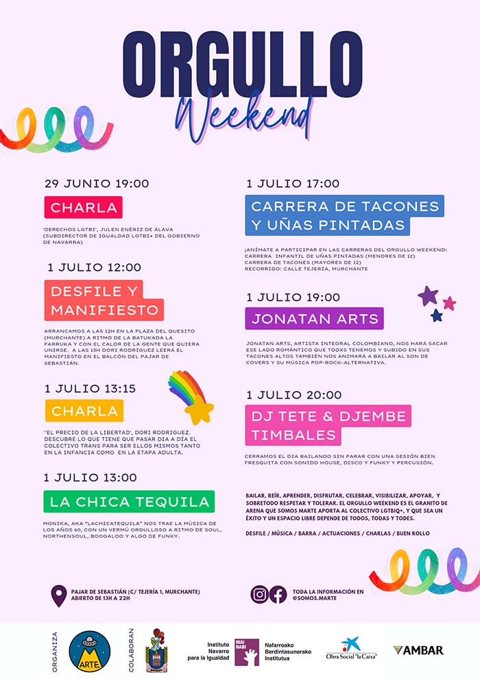 Cartel orgullo MURCHANTE 2023