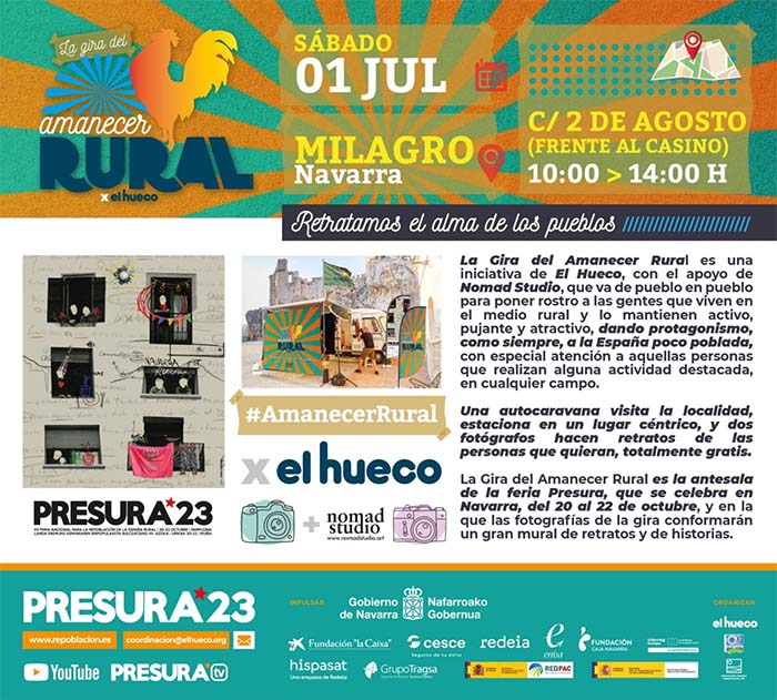 Cartel Amanecer Rural Milagro