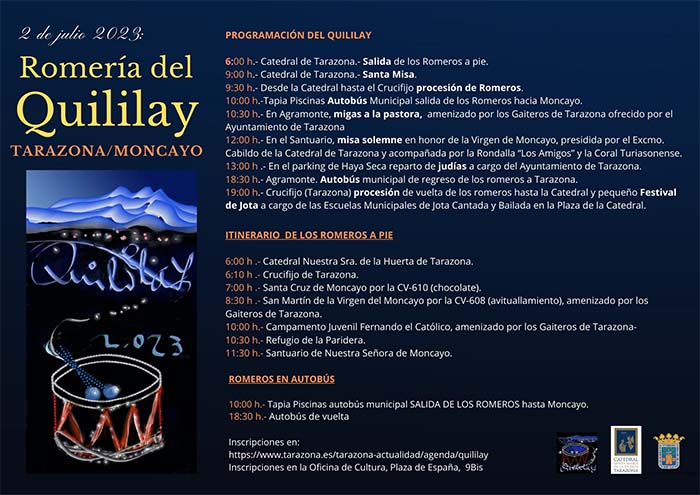 Cartel romería quililay 2023