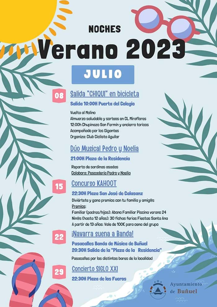 Cartel Noches de Verano 2023
