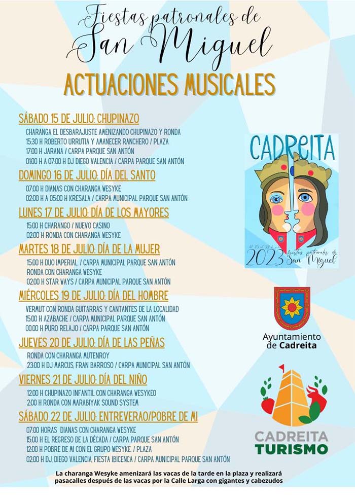 Actividades infantiles san miguel 2023  Cadreita