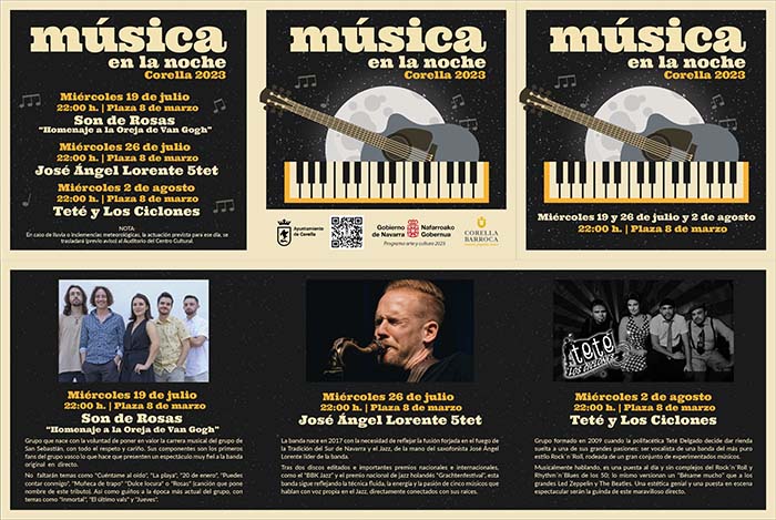 MÚSICA EN LA NOCHE- VERANO 2023