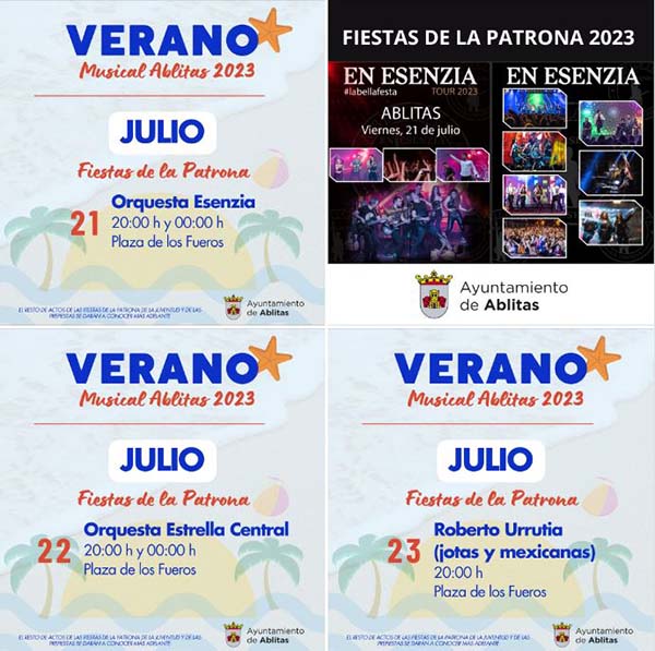 musica en ablitas fiestas de la patrona 2023