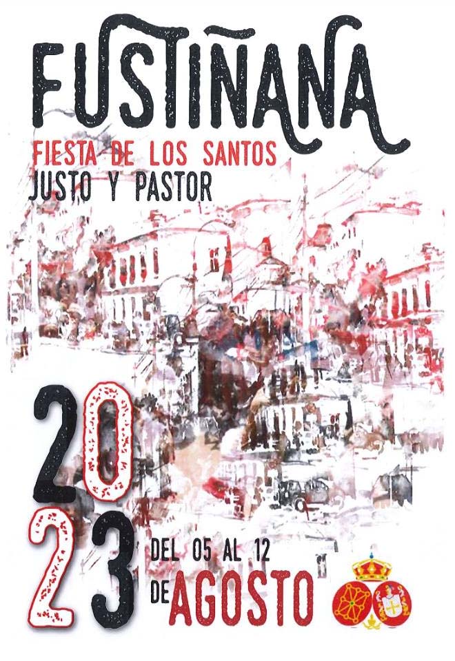 Cartel de las fiestas de fustiñana 2023