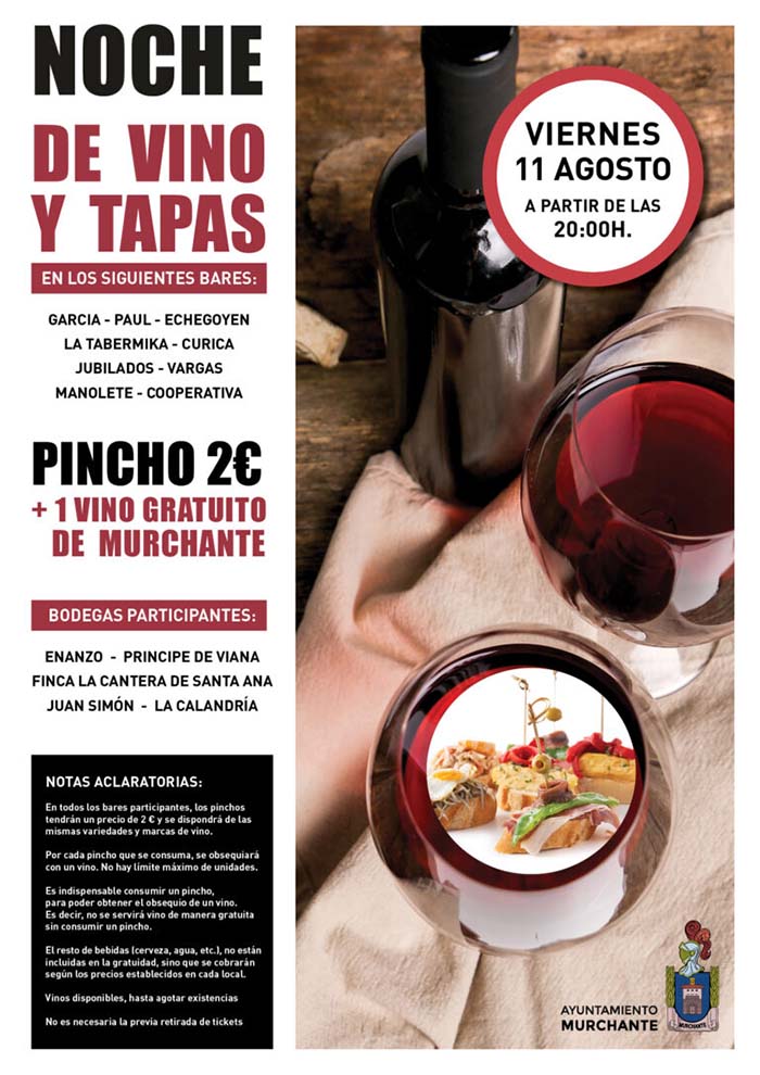 Murchante noche de vino y tapas 2023