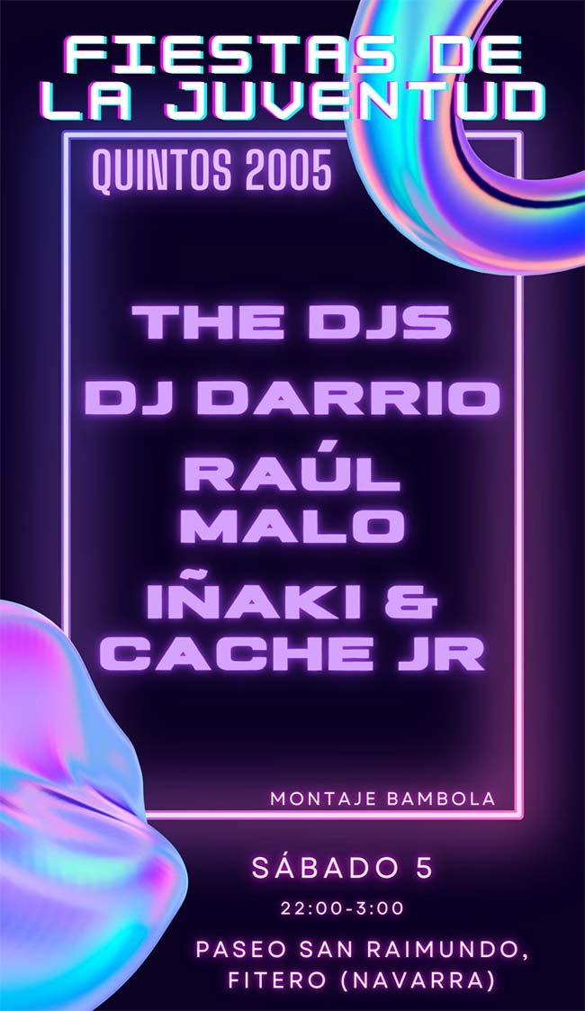 Fiesta dj fitero juventudes 2023