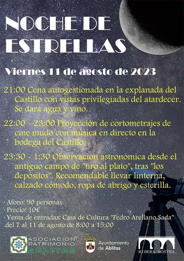 cartel Noche de Estrellas Ablitas 2023