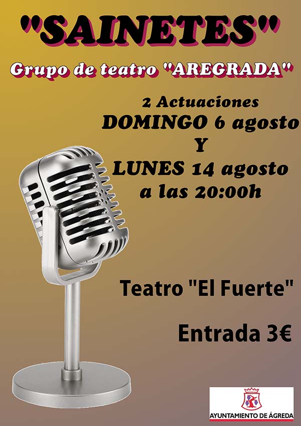 agreda sainetes