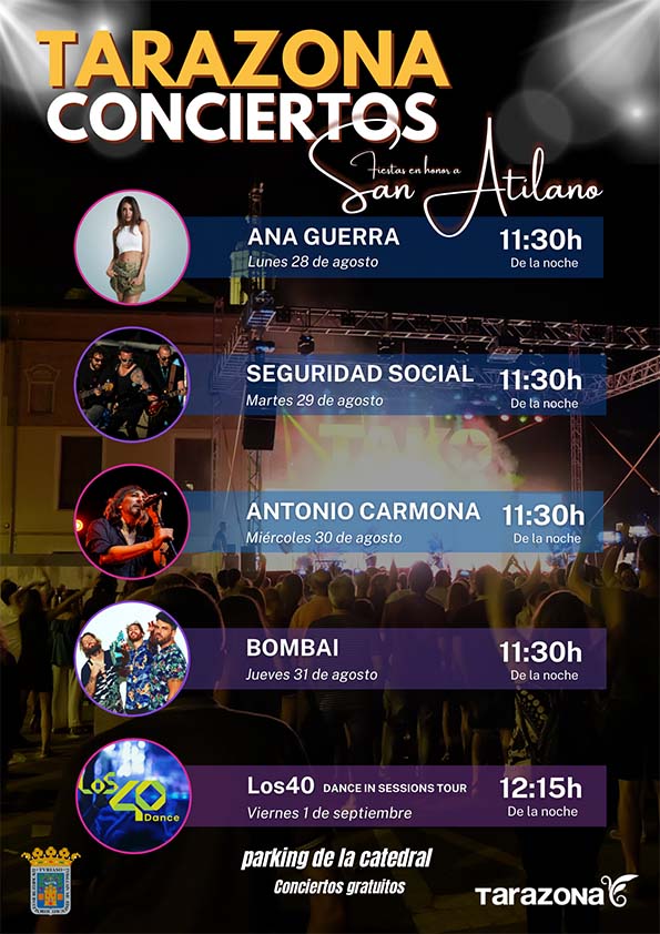 conciertos Tarazona 2023